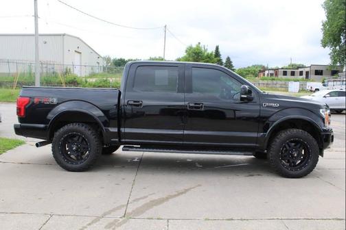 Shadow Black 2018 Ford F-150 Lariat