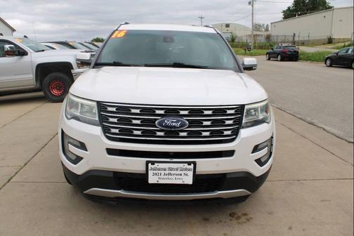 White Platinum Metallic Tri-Coat 2016 Ford Explorer Limited