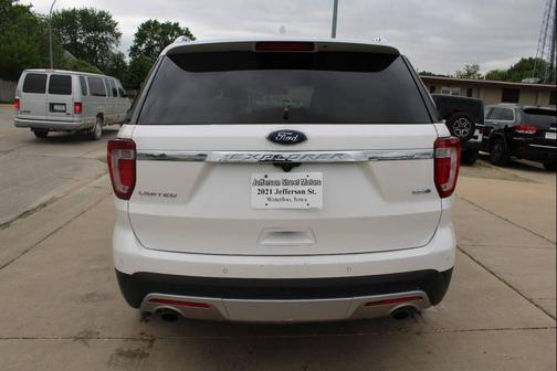 White Platinum Metallic Tri-Coat 2016 Ford Explorer Limited