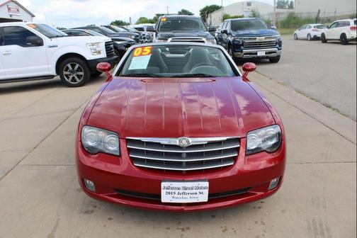 Blaze Red Crystal Pearlcoat/Black Cloth Top 2005 Chrysler Crossfire Base
