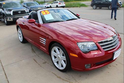 Blaze Red Crystal Pearlcoat/Black Cloth Top 2005 Chrysler Crossfire Base