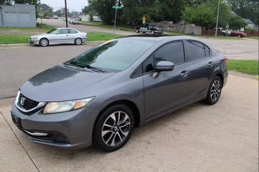 Gray 2014 Honda Civic EX