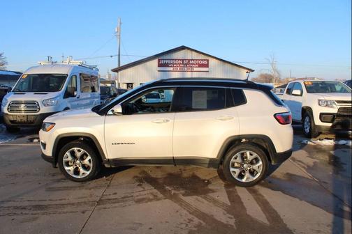 Pearl White Tri-Coat 2018 Jeep Compass Limited