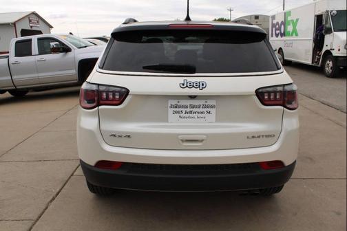 Pearl White Tri-Coat 2018 Jeep Compass Limited