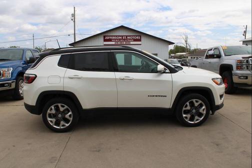 Pearl White Tri-Coat 2018 Jeep Compass Limited
