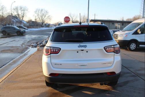 Pearl White Tri-Coat 2018 Jeep Compass Limited