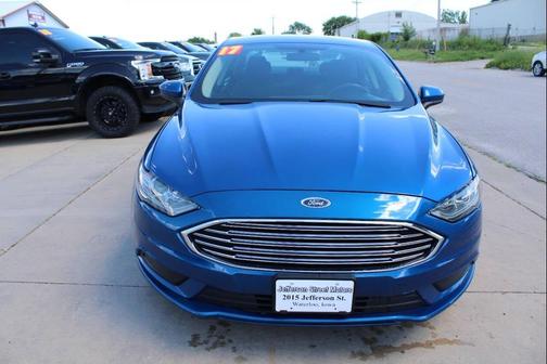 Lightning Blue 2017 Ford Fusion SE