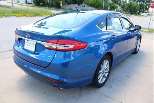 Lightning Blue 2017 Ford Fusion SE