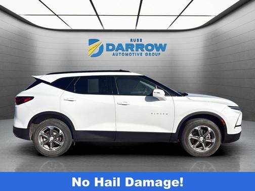 Summit White 2024 Chevrolet Blazer 3LT
