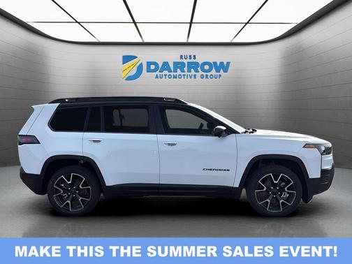 bright white clearcoat 2026 Jeep Cherokee Overland