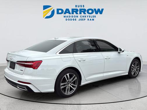 Glacier White 2021 Audi A6 55 Premium Plus
