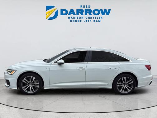 Glacier White 2021 Audi A6 55 Premium Plus
