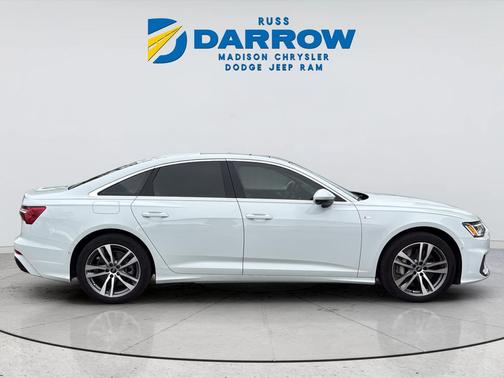 Glacier White 2021 Audi A6 55 Premium Plus