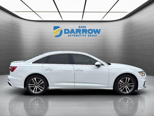 Glacier White 2021 Audi A6 55 Premium Plus