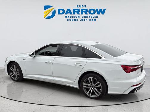 Glacier White 2021 Audi A6 55 Premium Plus