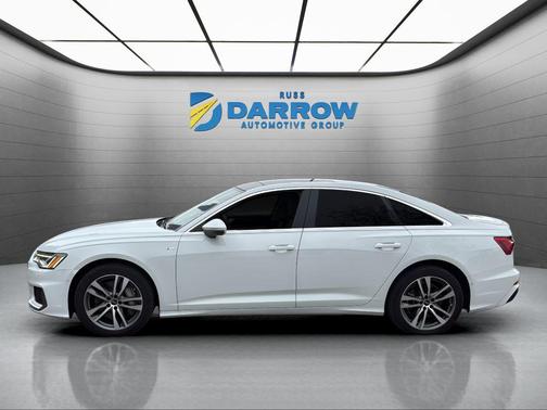 Glacier White 2021 Audi A6 55 Premium Plus