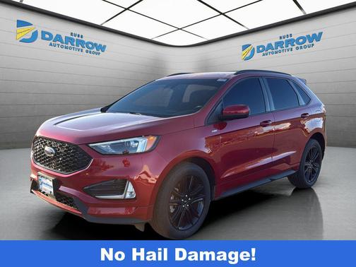 Rapid Red Metallic Tinted Clearcoat 2023 Ford Edge ST Line