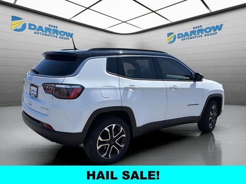 Bright White Clearcoat 2023 Jeep Compass Limited