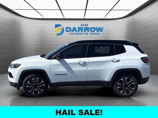 Bright White Clearcoat 2023 Jeep Compass Limited