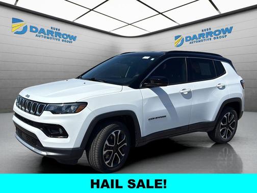 Bright White Clearcoat 2023 Jeep Compass Limited
