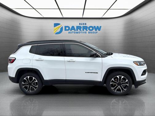 Bright White Clearcoat 2023 Jeep Compass Limited