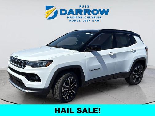 Bright White Clearcoat 2023 Jeep Compass Limited