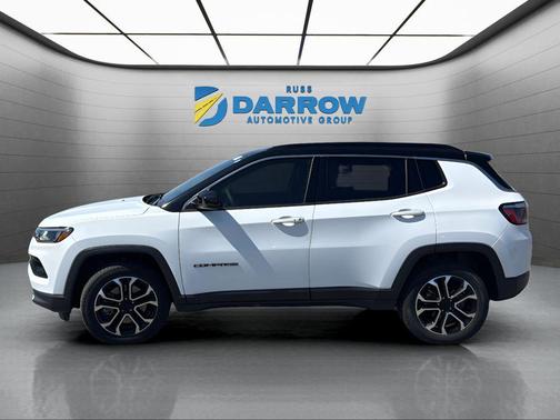Bright White Clearcoat 2023 Jeep Compass Limited