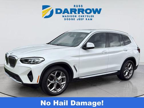White Metallic 2022 BMW X3 xDrive30i