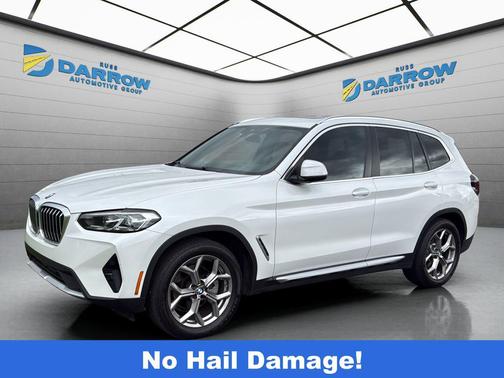 White Metallic 2022 BMW X3 xDrive30i