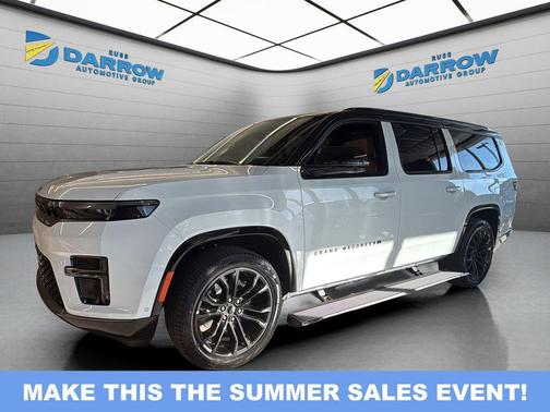 Bright White Clearcoat 2026 Jeep Grand Wagoneer L Summit Reserve 4x4