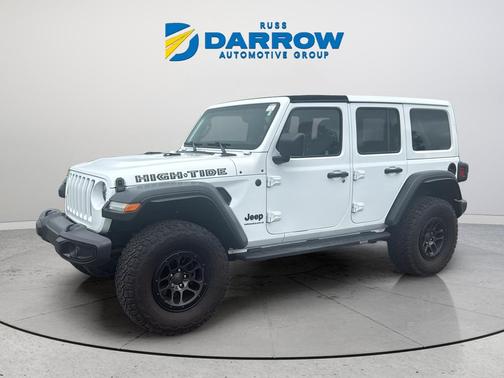 Bright White Clearcoat 2023 Jeep Wrangler 4-Door High Tide 4x4