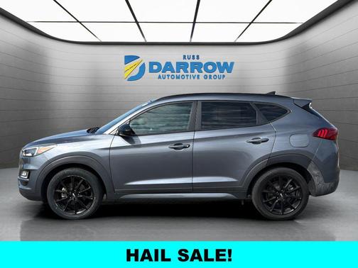 Coliseum Gray 2019 Hyundai TUCSON Night