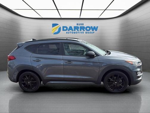 Coliseum Gray 2019 Hyundai TUCSON Night