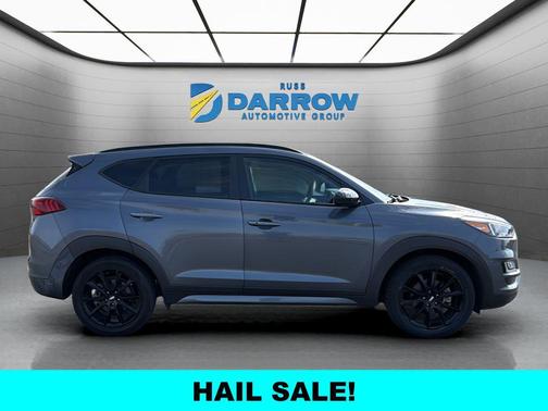 Coliseum Gray 2019 Hyundai TUCSON Night