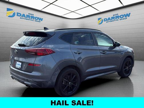 Coliseum Gray 2019 Hyundai TUCSON Night