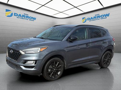 Coliseum Gray 2019 Hyundai TUCSON Night