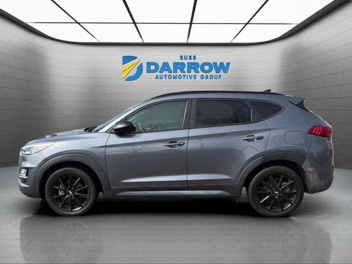 Coliseum Gray 2019 Hyundai TUCSON Night