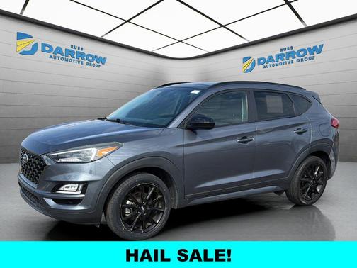 Coliseum Gray 2019 Hyundai TUCSON Night