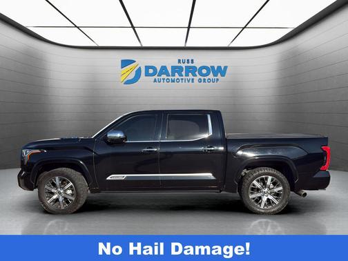 Midnight Black Metallic 2022 Toyota Tundra Hybrid Capstone