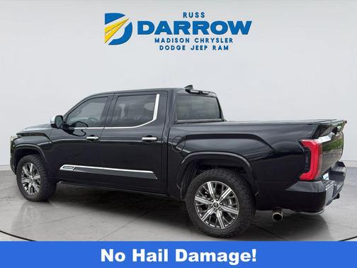Midnight Black Metallic 2022 Toyota Tundra Hybrid Capstone