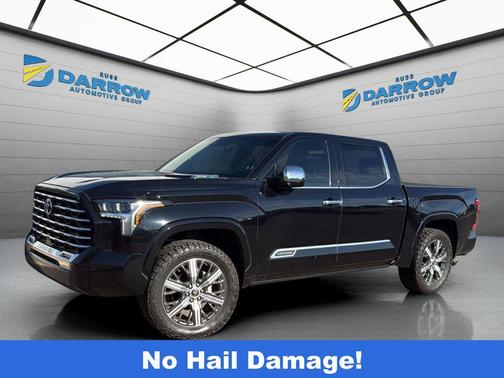 Midnight Black Metallic 2022 Toyota Tundra Hybrid Capstone