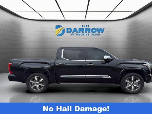 Midnight Black Metallic 2022 Toyota Tundra Hybrid Capstone