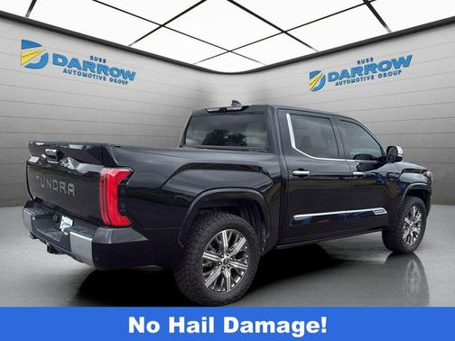 Midnight Black Metallic 2022 Toyota Tundra Hybrid Capstone