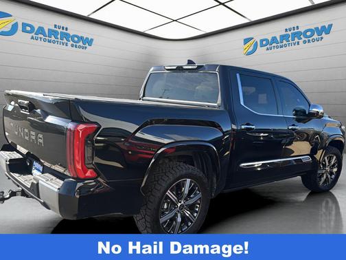 Midnight Black Metallic 2022 Toyota Tundra Hybrid Capstone