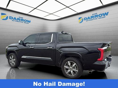 Midnight Black Metallic 2022 Toyota Tundra Hybrid Capstone