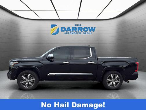 Midnight Black Metallic 2022 Toyota Tundra Hybrid Capstone