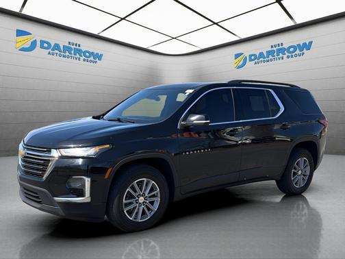 Mosaic Black Metallic 2022 Chevrolet Traverse LT Cloth