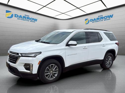 Summit White 2022 Chevrolet Traverse LT Leather
