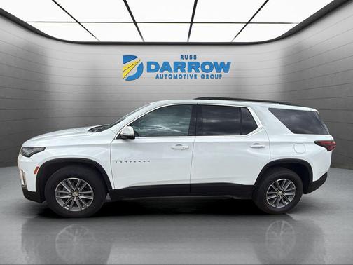 Summit White 2022 Chevrolet Traverse LT Leather