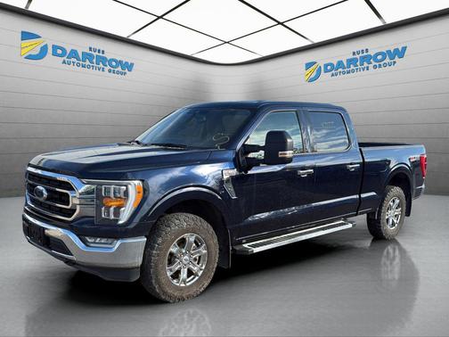 Antimatter Blue Metallic 2022 Ford F-150 XLT